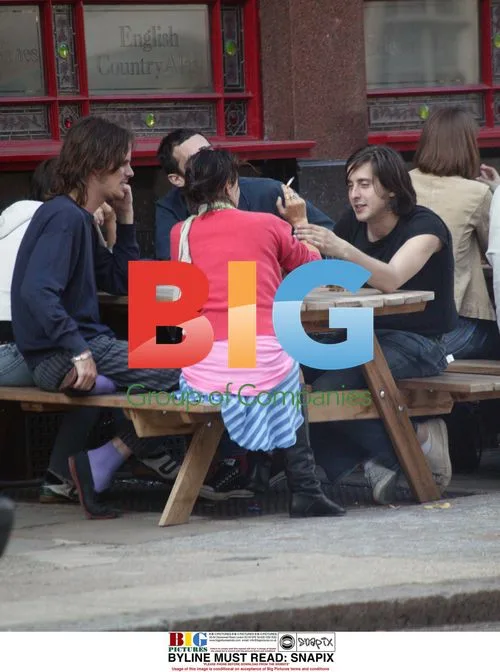 Actress Sadie Frost Visited by Celebs