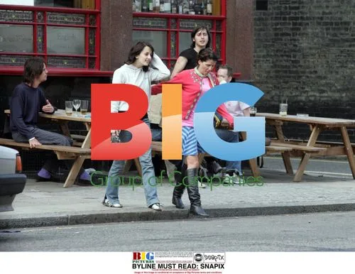 Sadie Frost with friends after hospital visit