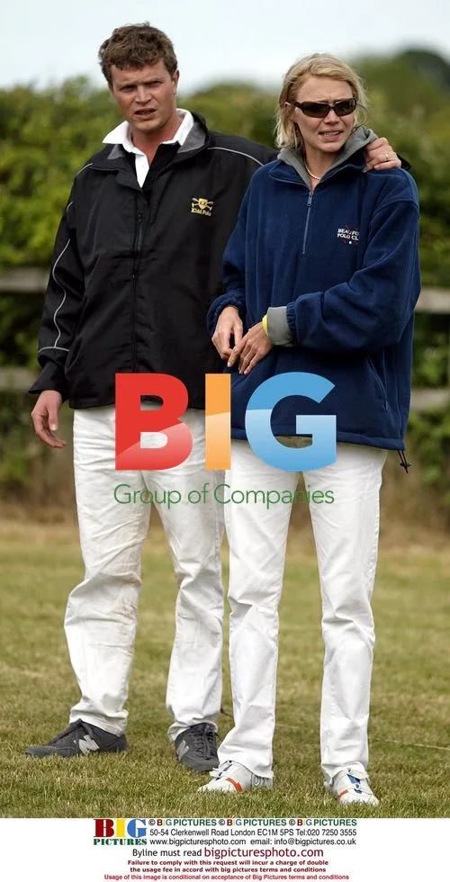 Jodie Kidd and brother play polo