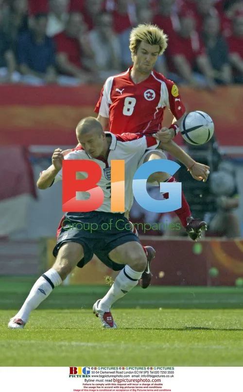 Footballer Fabio Celestini at Euro 2004