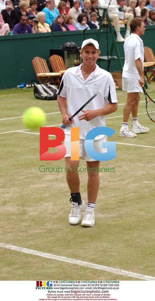 G.D. James at Celebrity Tennis Match