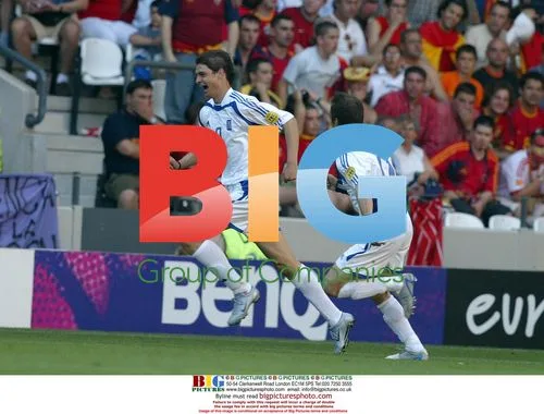 Spain vs Greece goal at Euro 2004