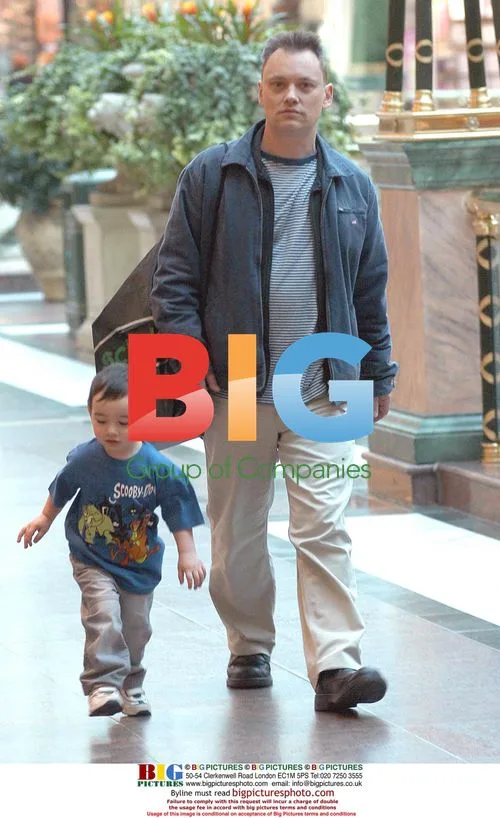 Terry Christian shops with son in Manchester