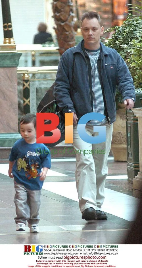 Terry Christian shops with son in Manchester