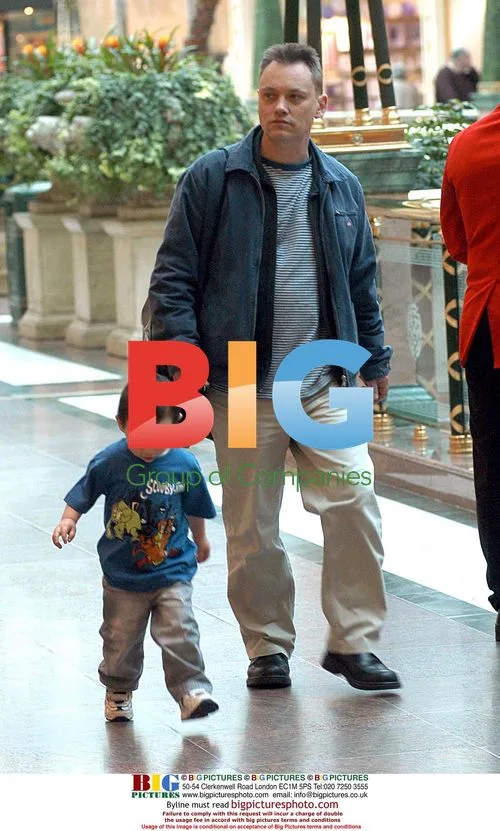 Terry Christian shops with son in Manchester