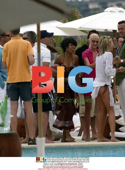 Bruce Willis at Nikki Beach Club in St. Tropez