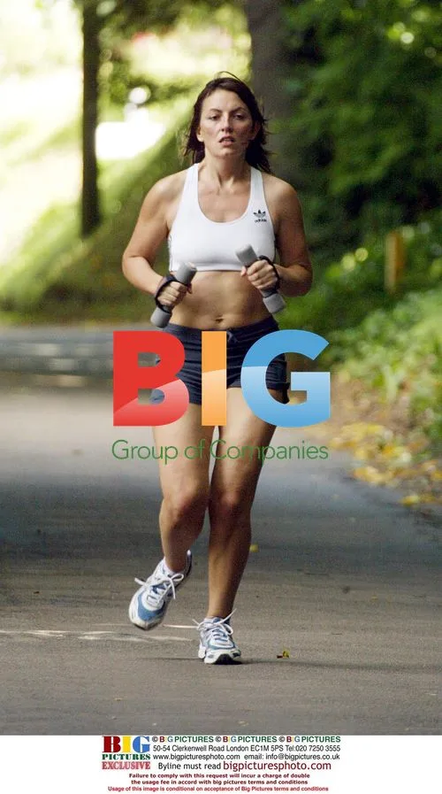 Davina McCall Jogging in Surrey
