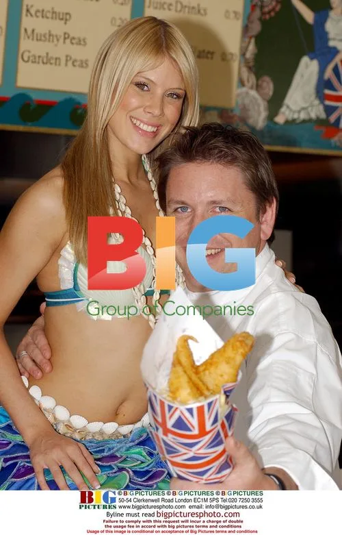 TV chef James Martin and mermaid model launch chip shop award