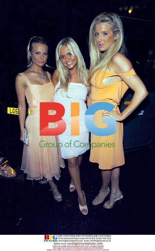 Models Jackie Degg, Ebony out at London nightspot