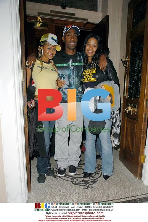 Simon Webbe and Friends Enjoying Night Out