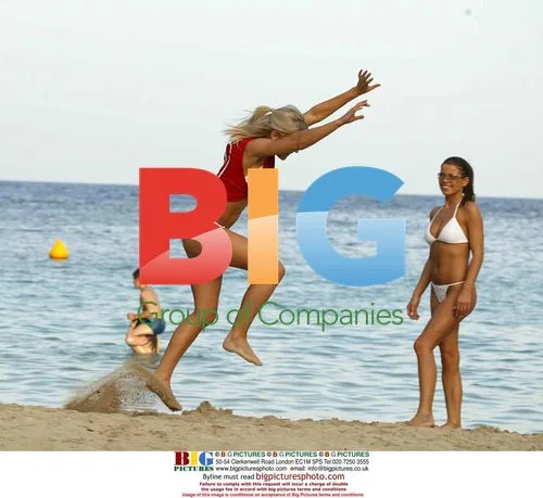 Models Tanya and Kayle on Palma Beach