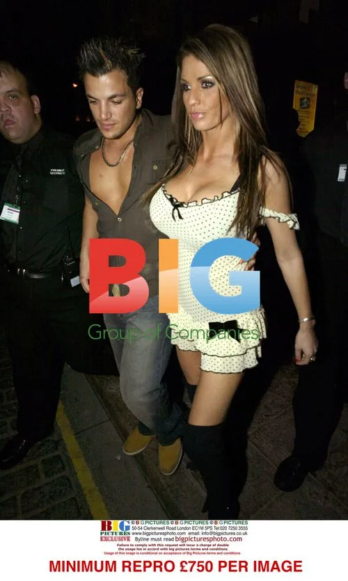 Model Jordan and boyfriend Pater Andre at New Mood Nightclub