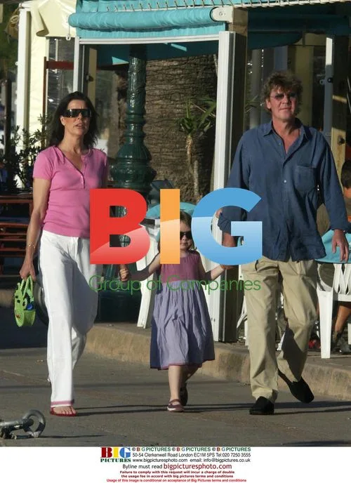 Princess Caroline of Monaco and family on holiday