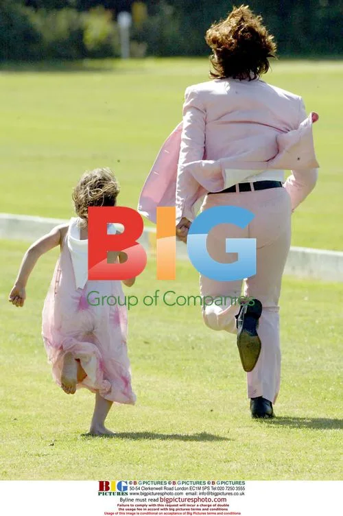 Laurence Llewelyn-Bowen and Family at Charity Polo Event