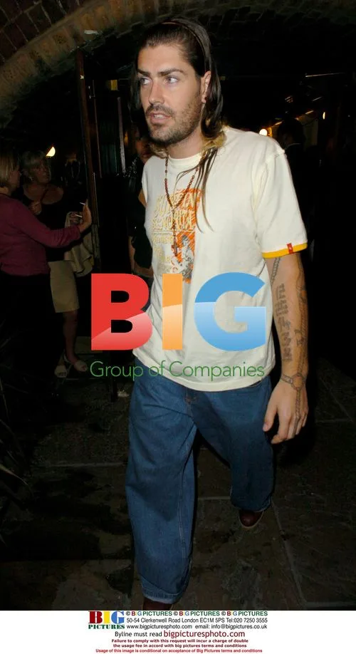 Shane Lynch leaving birthday party