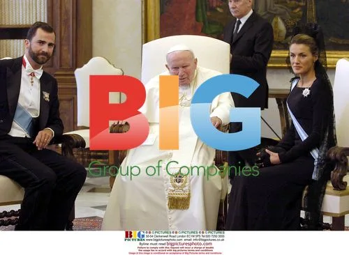 Princes of Asturìas Visit Pope John Paul II