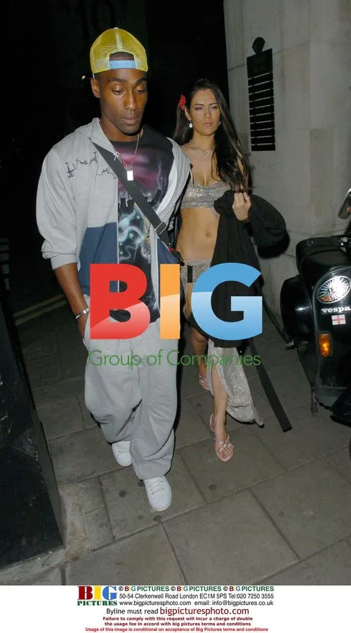 Simon Webbe and Anne Marie Mogg Leaving 10 Club