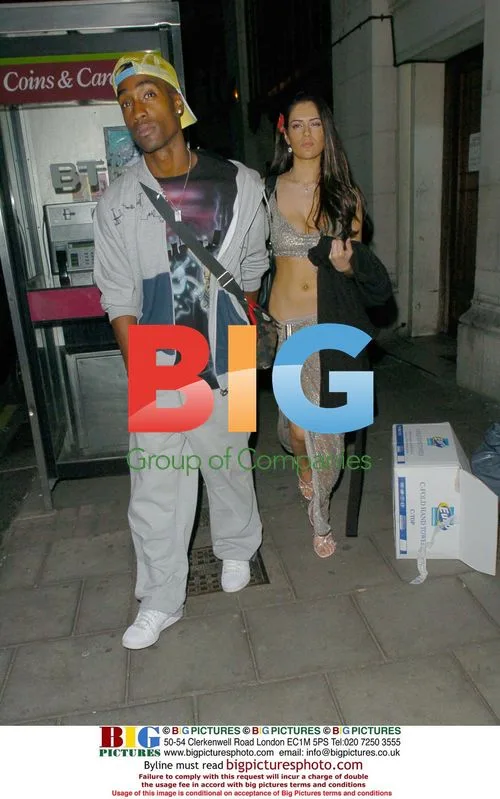 Simon Webbe and Anne Marie Mogg leaving 10 club