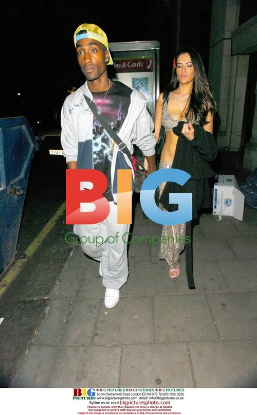 Simon Webbe and Anne Marie Mogg Leaving 10 Club