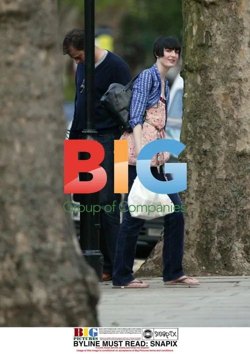 Jamie Theakston and Erin O'Connor out for food