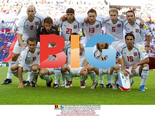 Czech Republic National Team Celebrate Euro 2004 Quarterfinal Win
