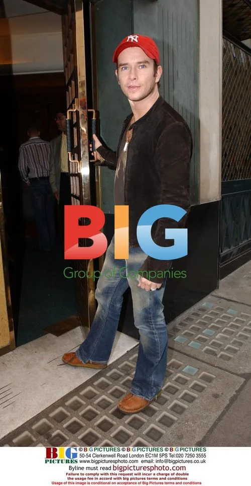 Stephen Gately Arrives at The Ivy