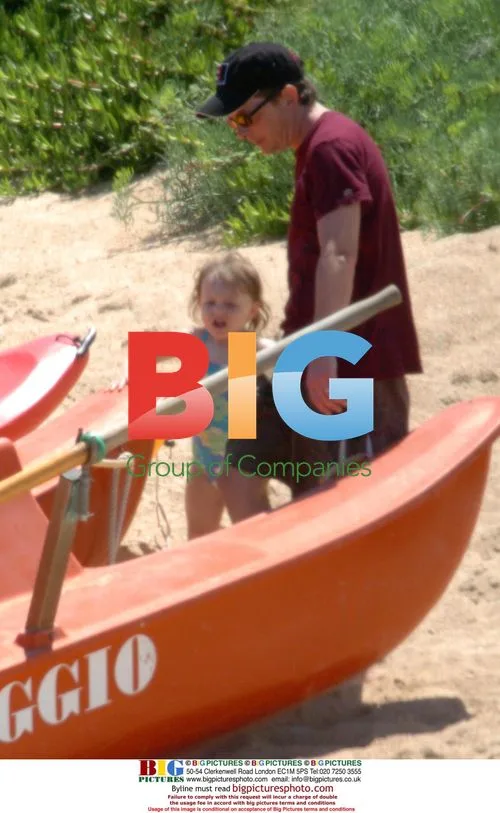Michael J. Fox on Family Vacation in Sardinia