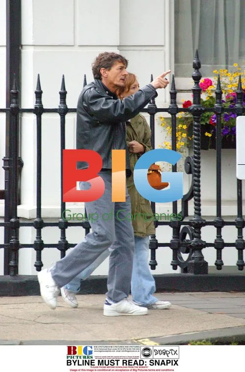 Actor Nigel Havers with friend