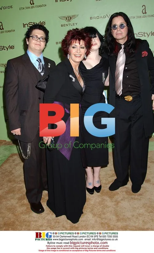 Ozzy Osbourne Family at Elton John Oscars Party