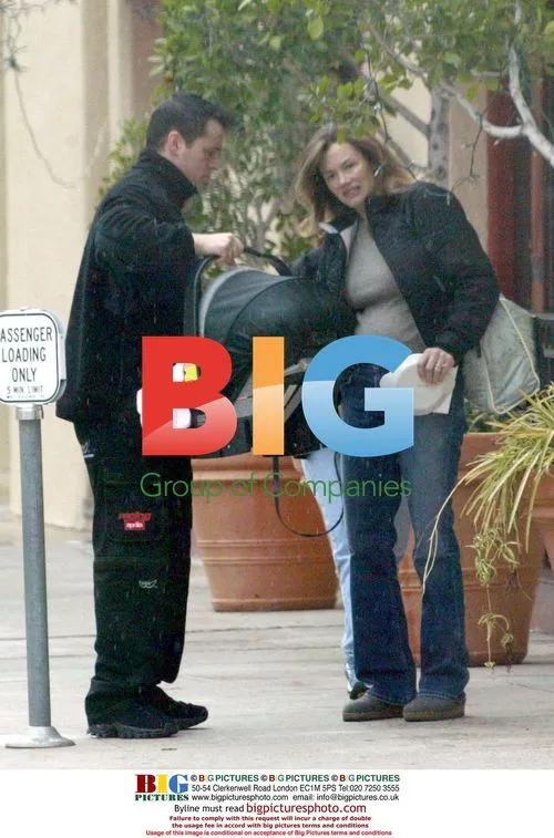 Matt LeBlanc with family in Encino