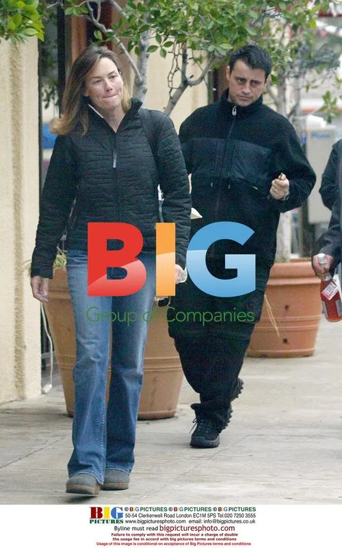 Matt LeBlanc with wife and newborn