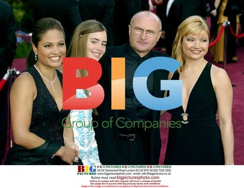 Phil Collins and Family at 76th Oscars