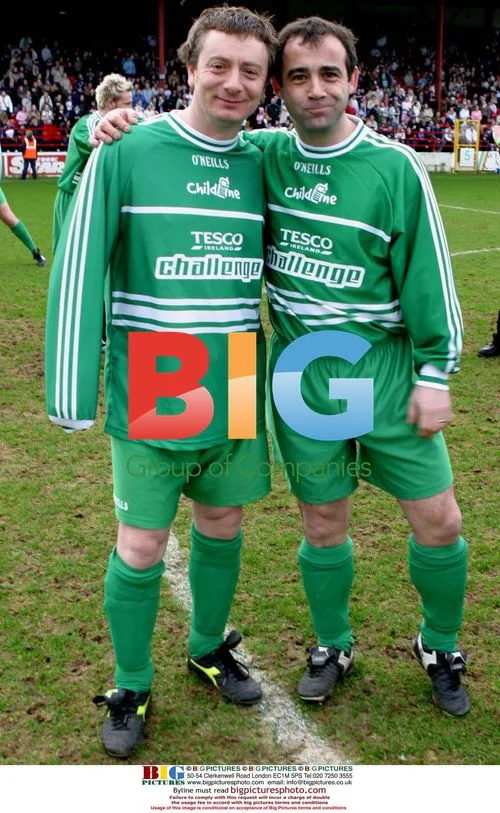 Sean Wilson and Michael Lavelle at charity fundraiser