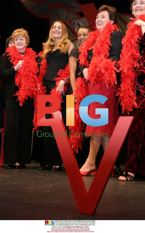 Jerry Hall and Vagina Monologues Cast