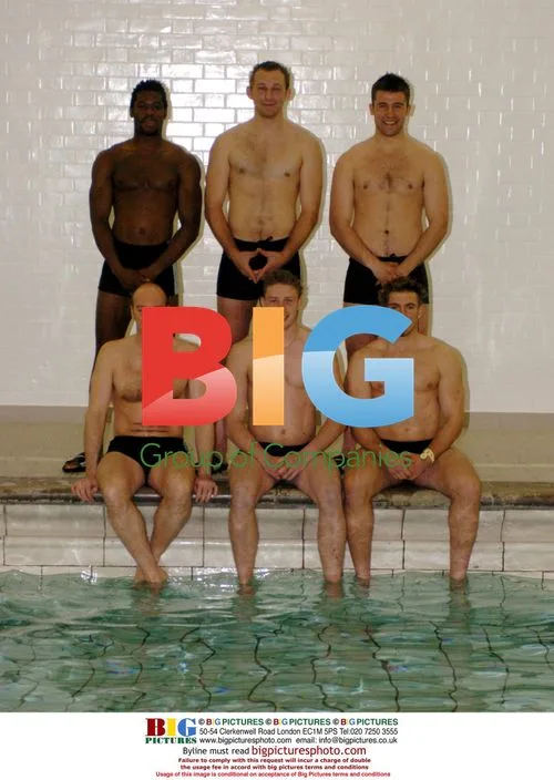 All-star swimming team at charity event