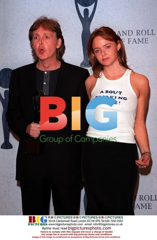 Paul McCartney and Stella McCartney at Rock Hall Induction