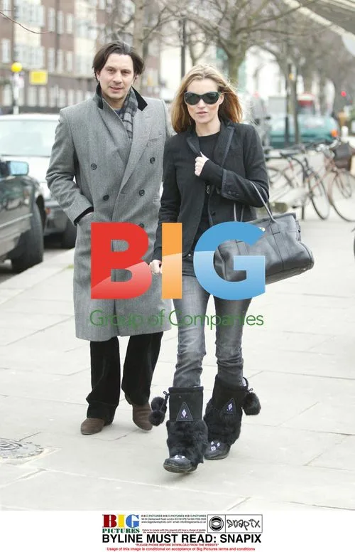 Kate Moss Strolling in North London