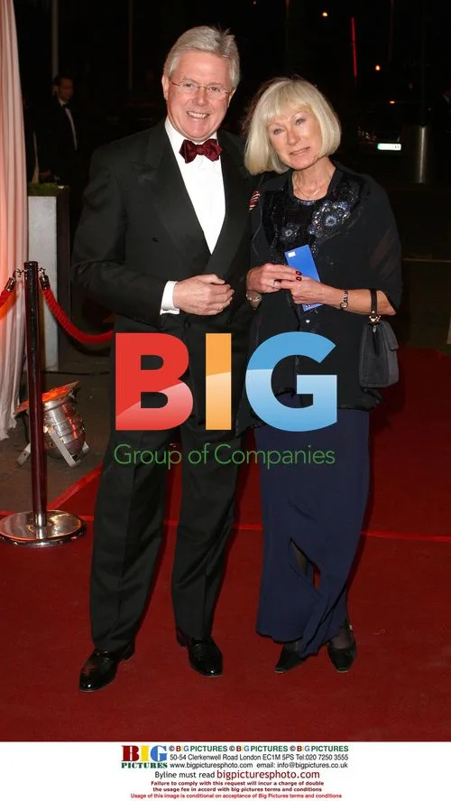 Michael Aspel and wife at BAFTA tribute