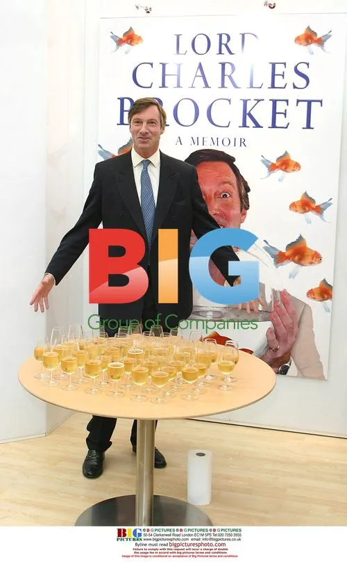 Lord Charlie Brocket promotes autobiography at London Book Fair
