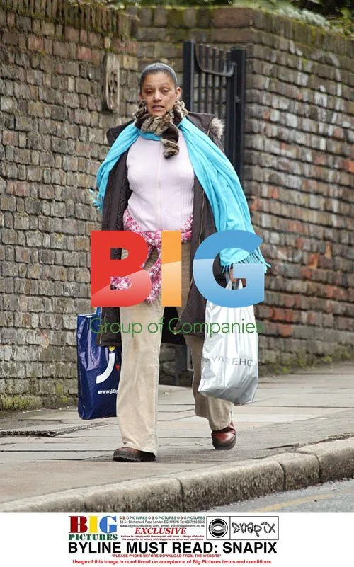 Cathy Tyson Shopping in North London
