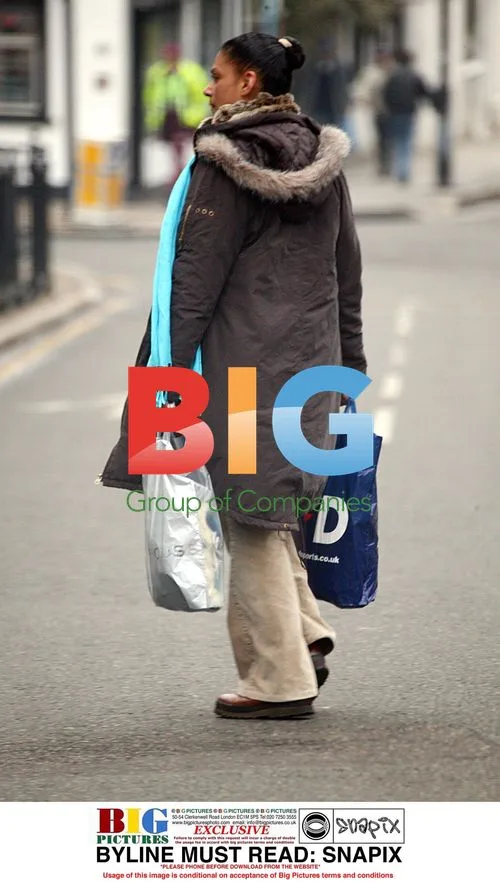 Cathy Tyson Shopping in London