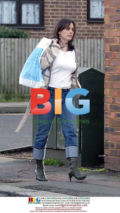 Jill Halfpenny seen shopping in London