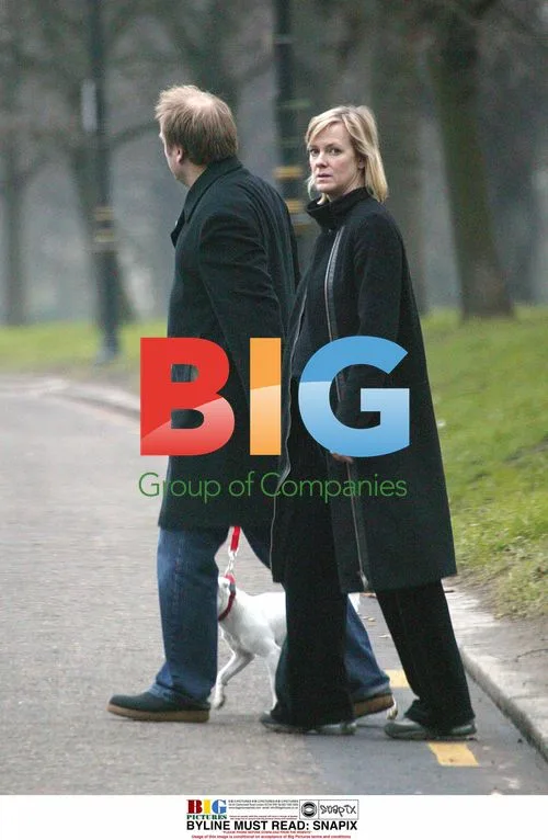 Hermione Norris and Husband Out and About