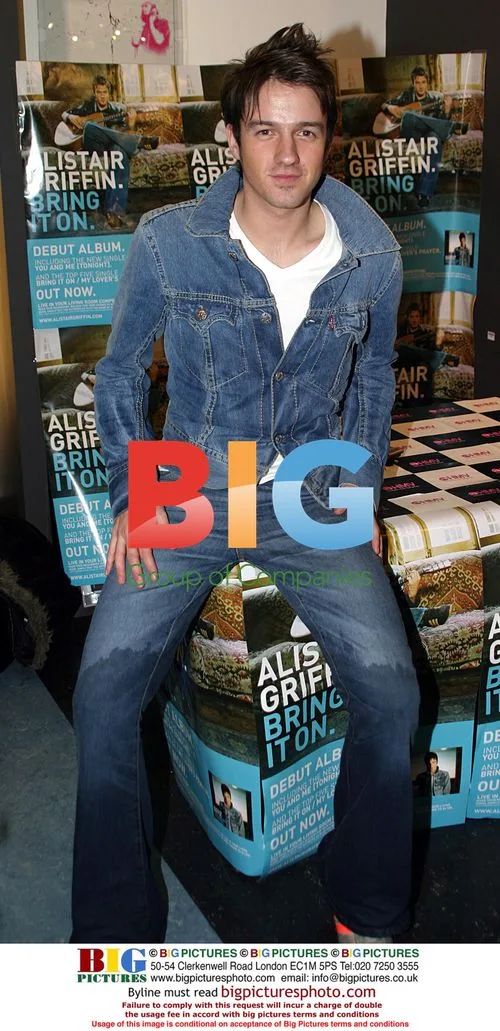 Singer Alistair Griffin at Trafford Centre