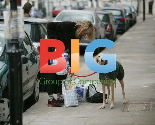 Emma Parker Bowles Grocery Run with Dog