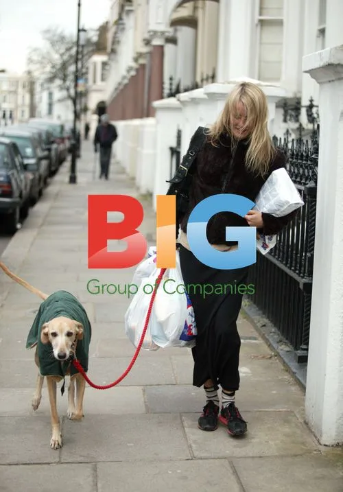 Emma Parker Bowles Shopping with Dog
