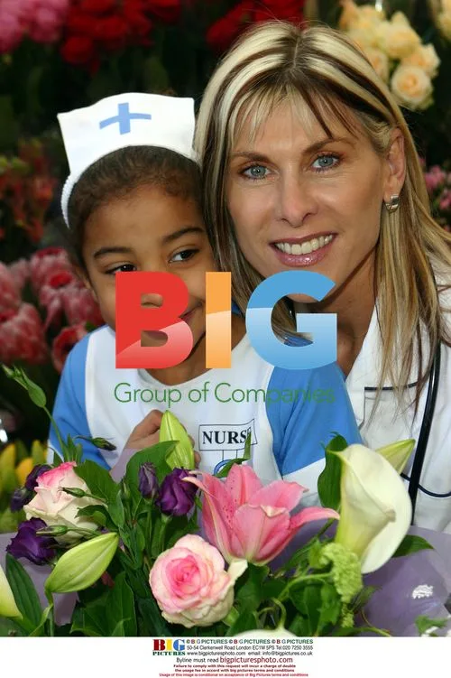 Swimmer Sharron Davies and Daughter at Spitalfield Market