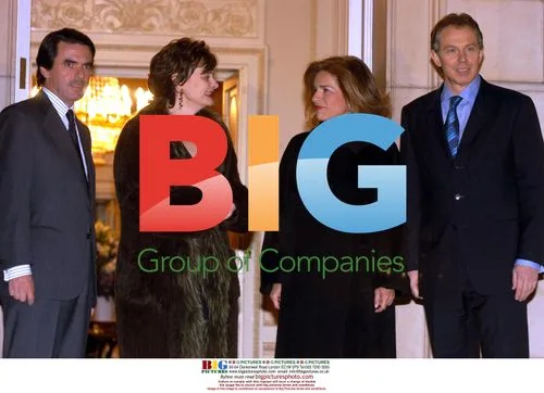 Jose Maria Aznar and Tony Blair Together