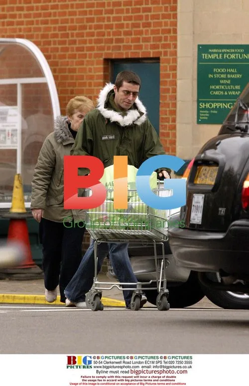 Liam Gallagher and Peggy Shopping