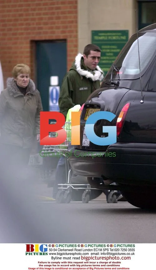 Liam Gallagher and Peggy Shopping in London